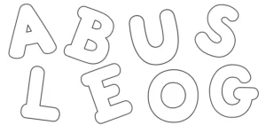 Alfabeto para colorir e imprimir - educação infantil (página 1)